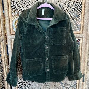 R + C Cord Button Up